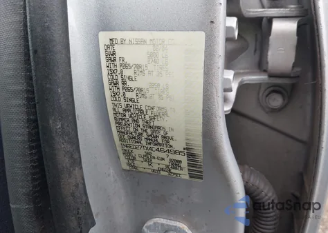 2004 Nissan Frontier Xe-V6 from USA, damaged, VIN 1N6ED27TX4C464985